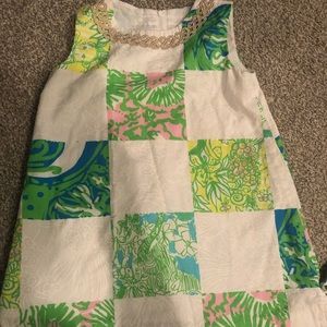 Lilly Pulitzer girls patchwork shift.